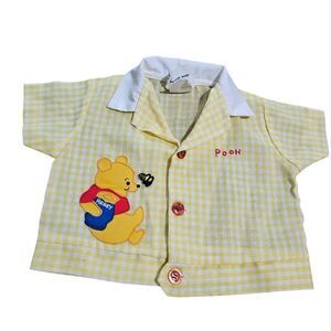 Vintage SEARS Disney Perma Prest Winnie the Pooh Shirt 0 to 3 Months